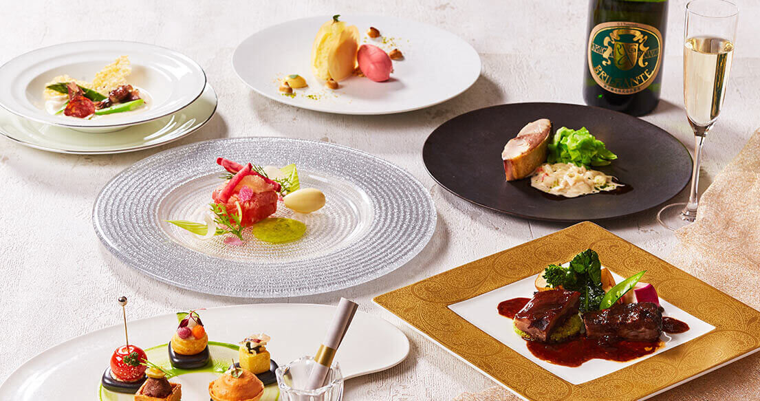 【ホテルレストランで楽しむ1泊2食】夕食はフレンチ/イタリアン/ブッフェから選べる贅沢1泊2食付き!1